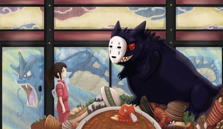 Лучшие кроссоверы фан-арта про покемонов с другими франшизами