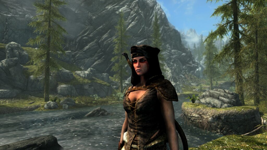 Как сделать красивого персонажа девушку в Скайрим