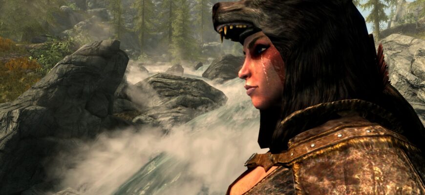 как сделать красивого персонажа девушку в скайрим