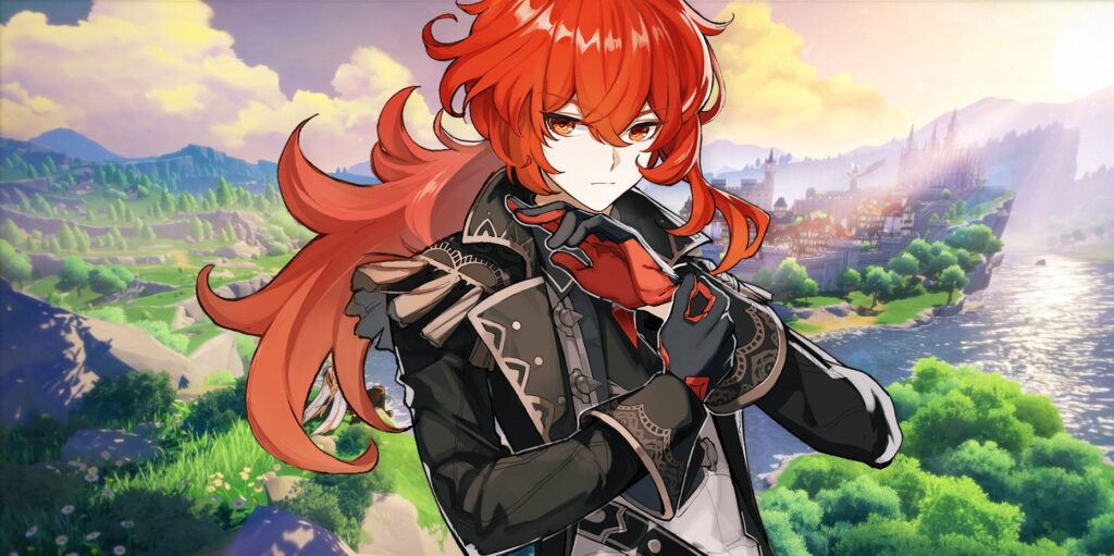 Какой рост у Дилюка в геншин