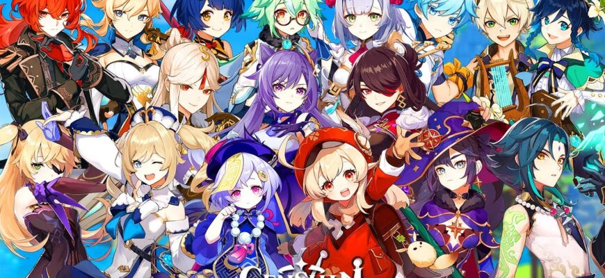 какой рост у персонажей геншина